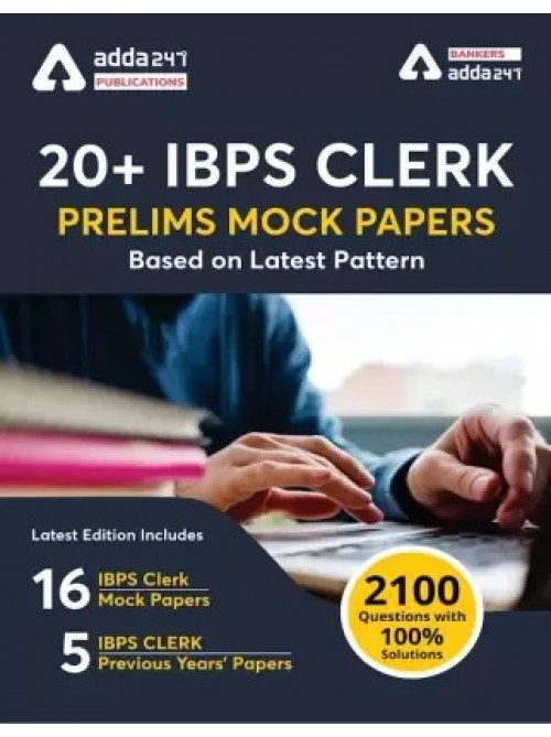 IBPS Clerk Prelims Mocks Papers English at Ashirwad Publication